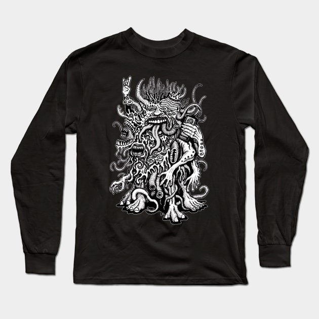 The Dunwich Horror Long Sleeve T-Shirt by azhmodai